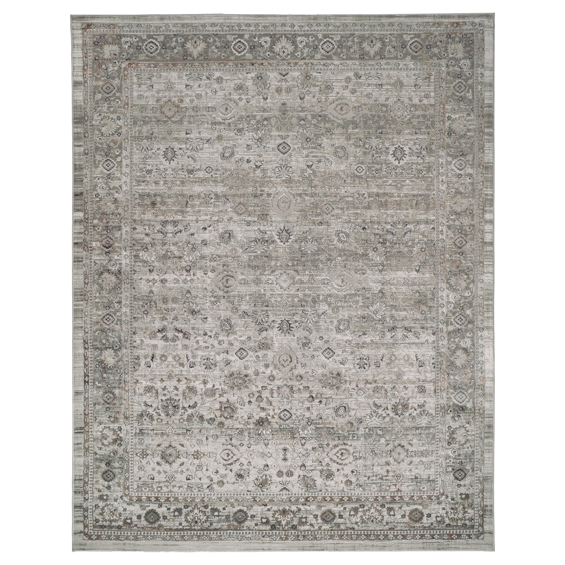 Divina Area Rug, Leona Gray, 7’10”x10’