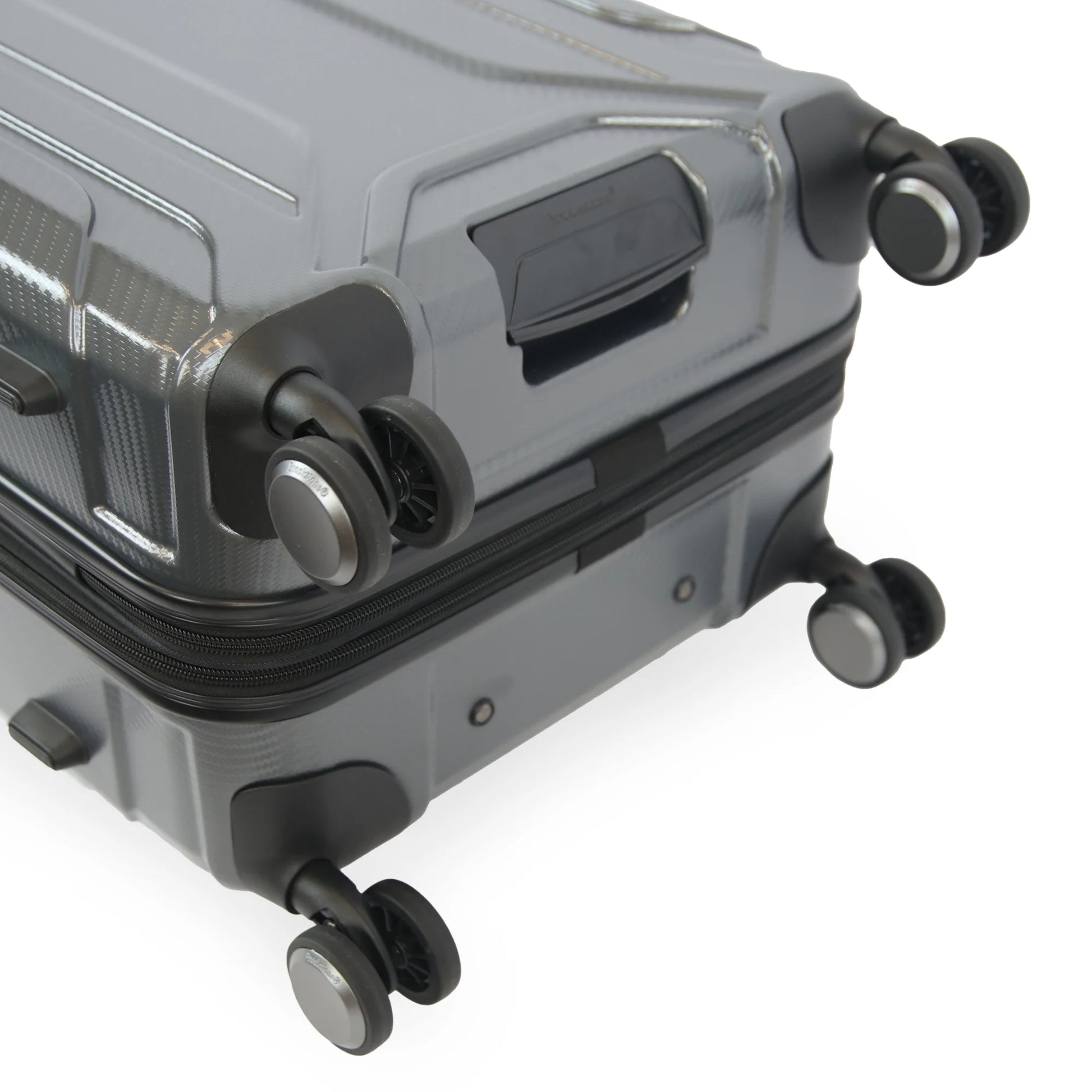 Brookstone Keane 21" Hardside Carry On Spinner Luggage - Charcoal