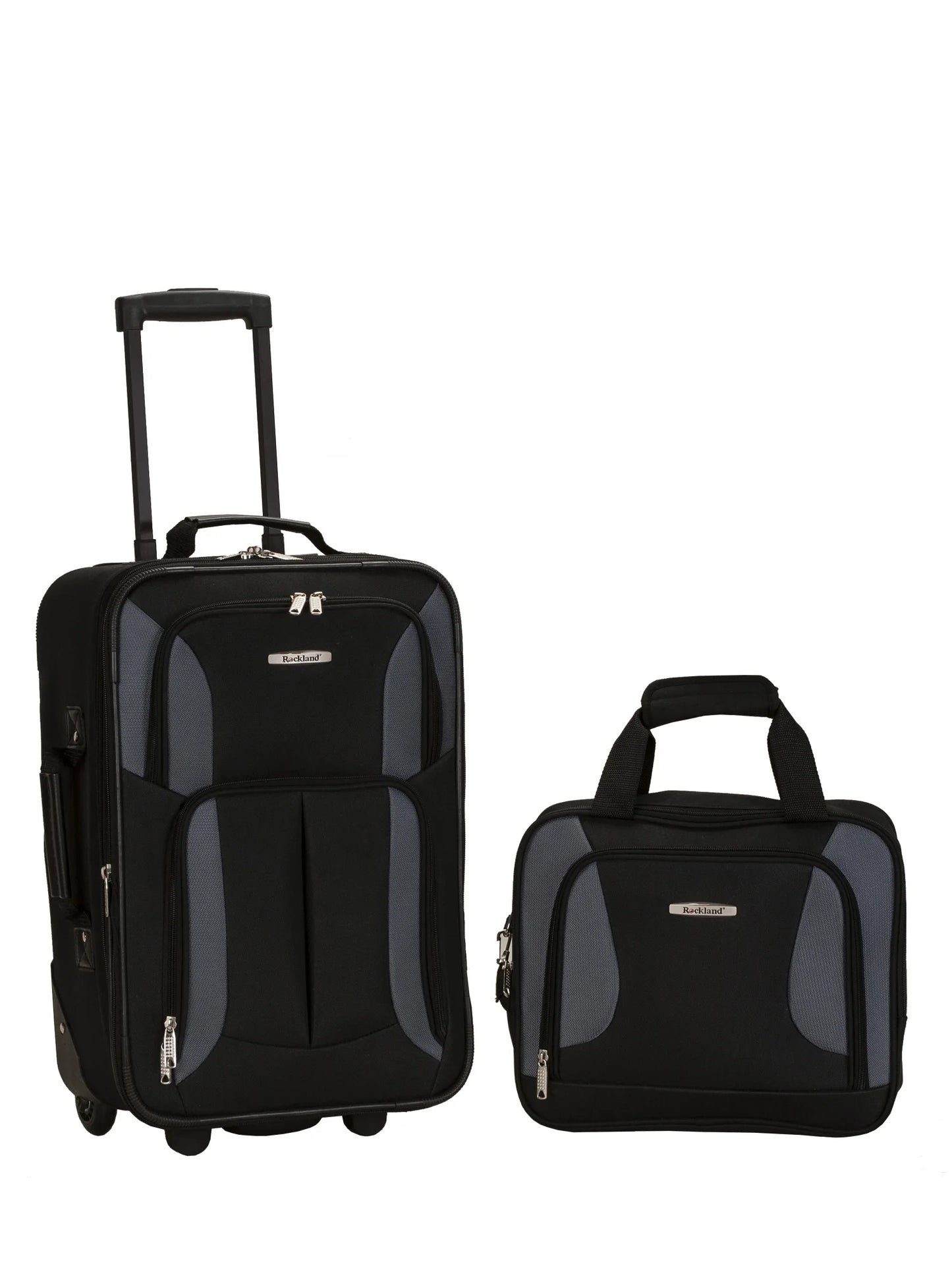 Rockland Luggage Journey 4 Piece Softside Expandable Luggage Set, F32