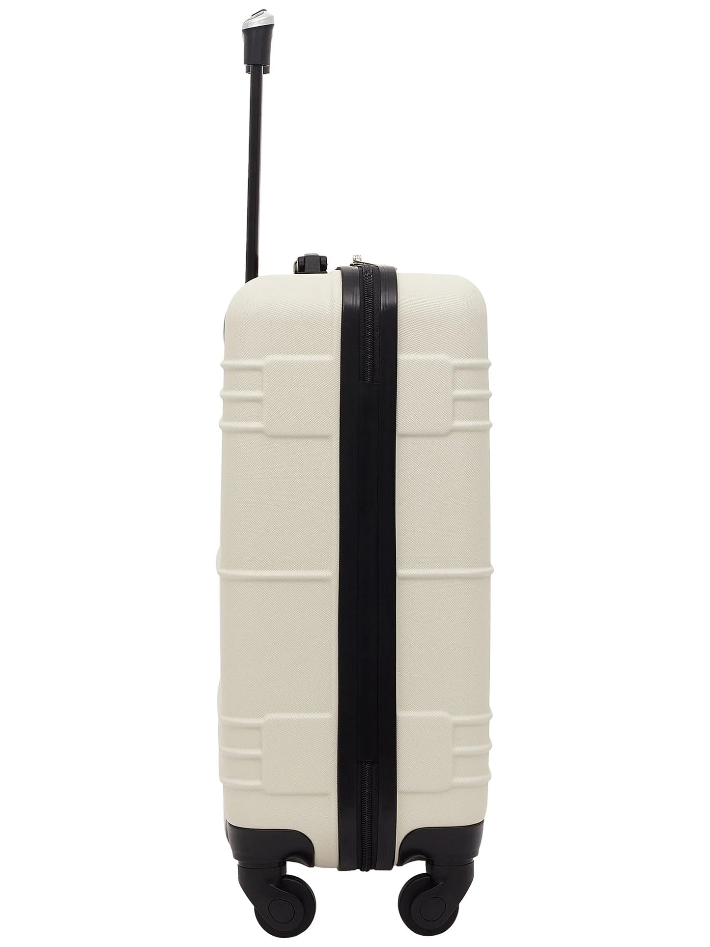 Travelers Club Richmond Hardside 20" Rolling Carry-on Luggage - Bone white