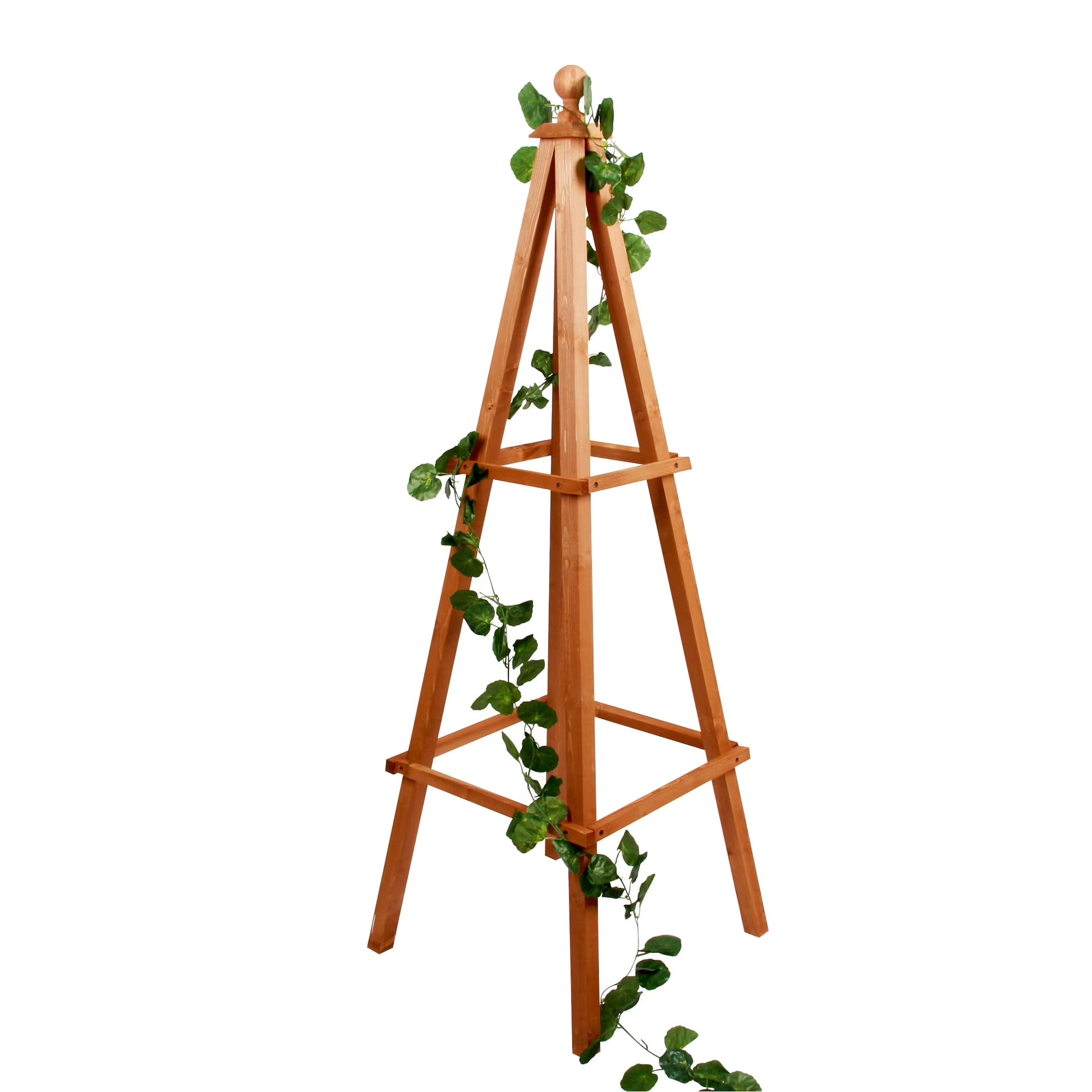 Leisure Season Medium Obelisk Trellis for Climbing Vines - Flowers -Vegetables