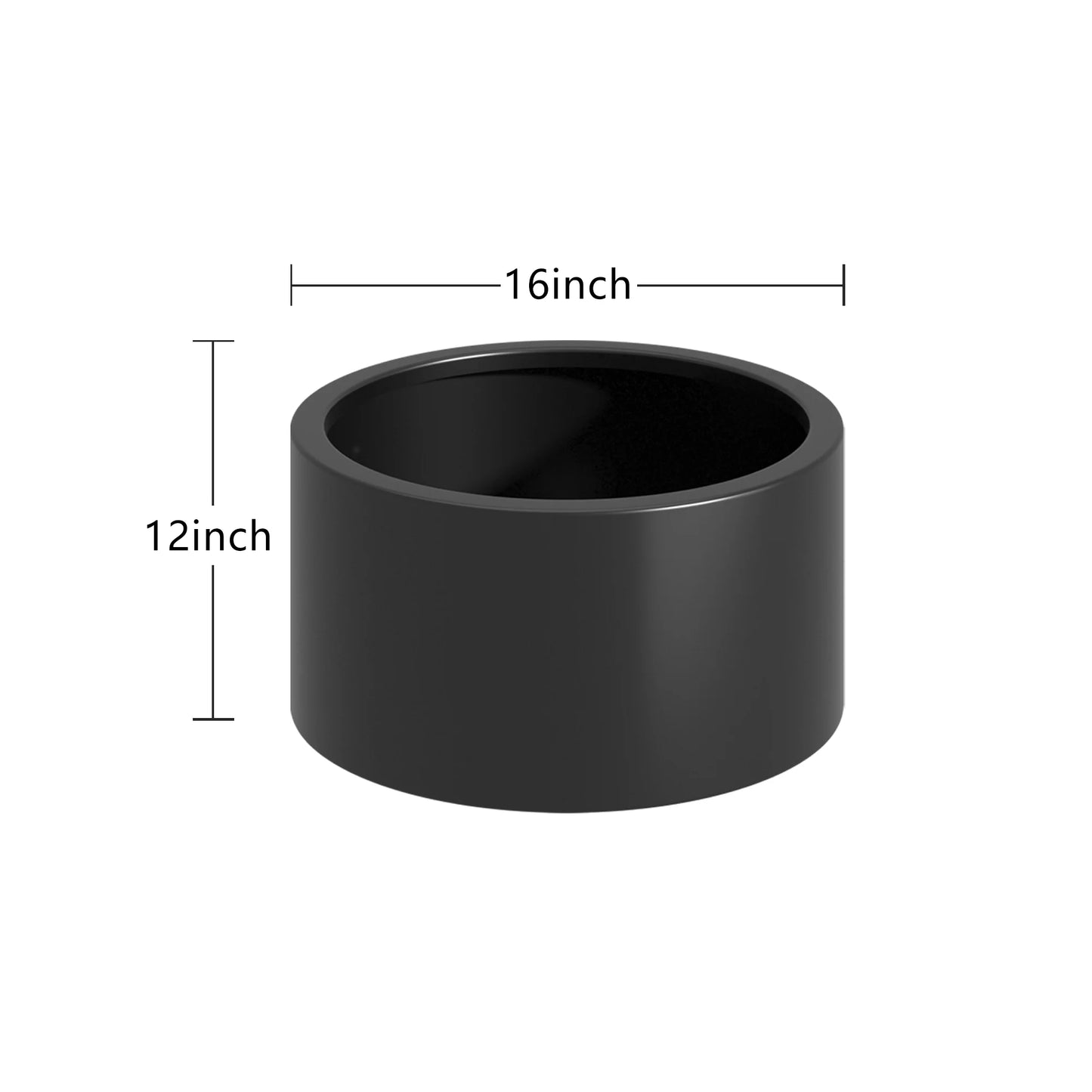 MAYEERTY 16*20"Outdoor Heavy Duty Metal Round Garden Bed ,Rustproof Planter Box for Vegetables & Flowers, Brown