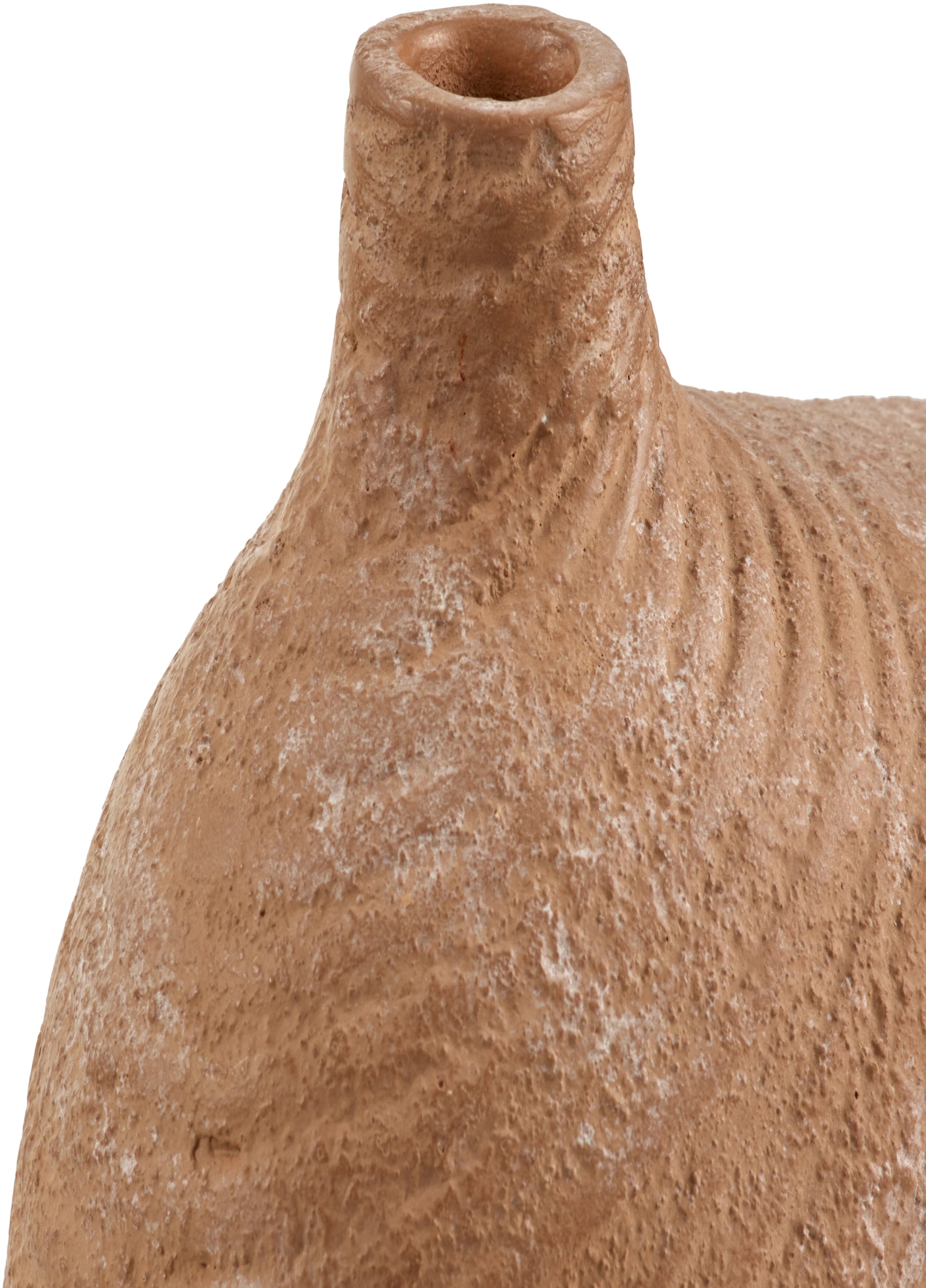 Mark& Day Vases, Joi Global Terracotta Flower Vase, Etched Papier-Mache Floor Vase for Flowers, Decorative Home Decor Accents for Living Room Bedroom Kitchen Office (12"H x 10"W x 6"D)