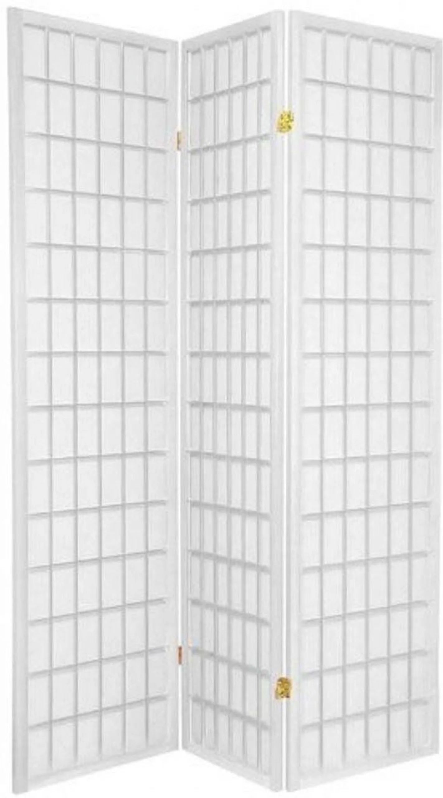 Legacy Decor Japanese Oriental 5 Panel Room Divider, 71" Tall, Black Color, Freestanding