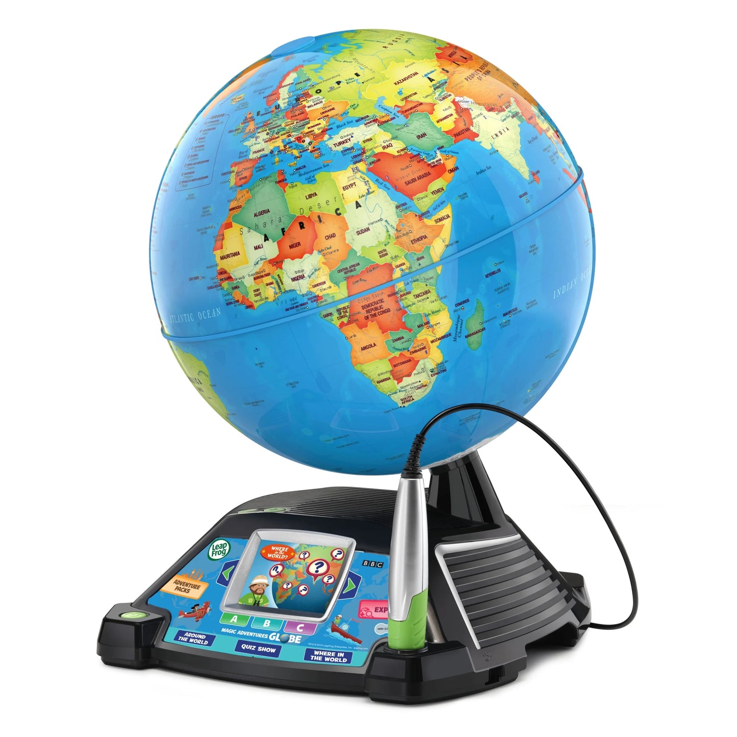 LeapFrog Magic Adventures Globe with Accessories, Baby and Toddler Toys