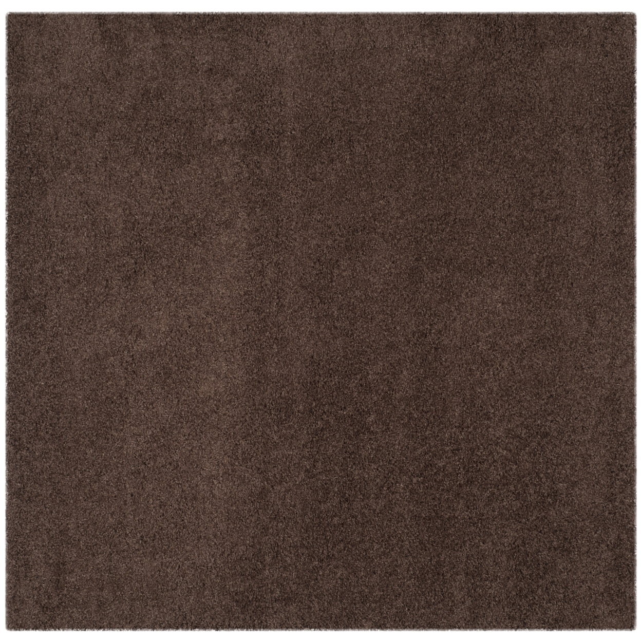 SAFAVIEH Laguna Neven Plush Solid Shag Area Rug, Brown, 8'6" x 12'