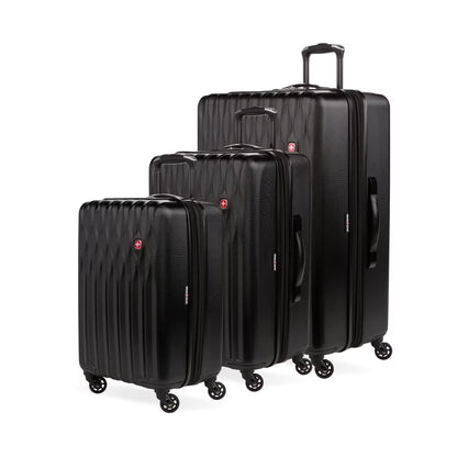 SWISSGEAR Wave Hardside Expandable Carry-on Luggage with Spinner Wheels, Sand