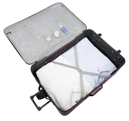 Protege 5-Piece Softside Luggage Set, Purple