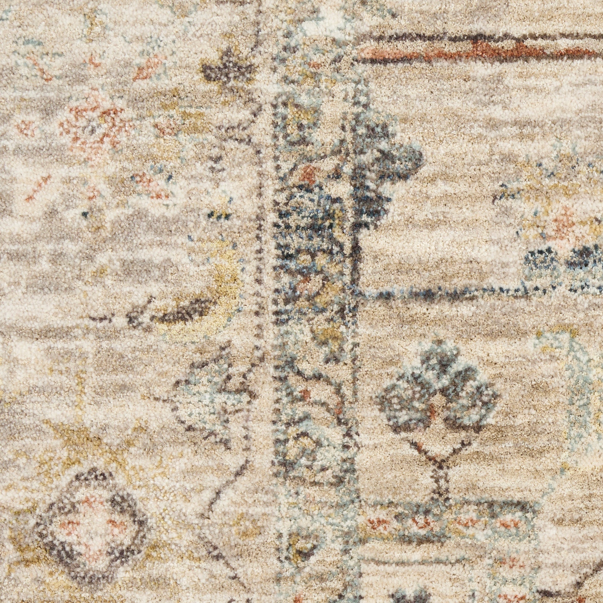 Nourison Antiqua Area Rug, Rose 5’3” x 7’6”