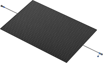 Slsy Snow Melting Mat, 20 x 30 inch, 3 in/h Melting Speed, Heated Outdoor Mats for Winter Walkway, No-Slip Rubber w/Plug & Power Cord