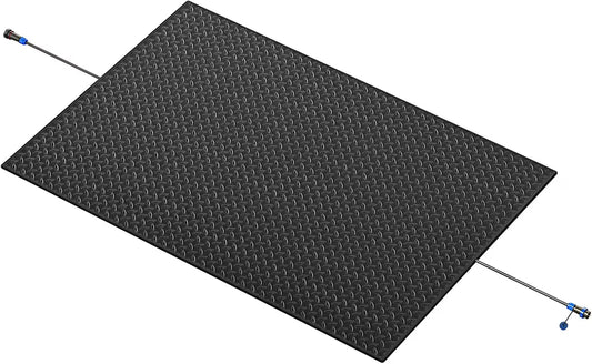 Slsy Snow Melting Mat, 20 x 30 inch, 3 in/h Melting Speed, Heated Outdoor Mats for Winter Walkway, No-Slip Rubber w/Plug & Power Cord