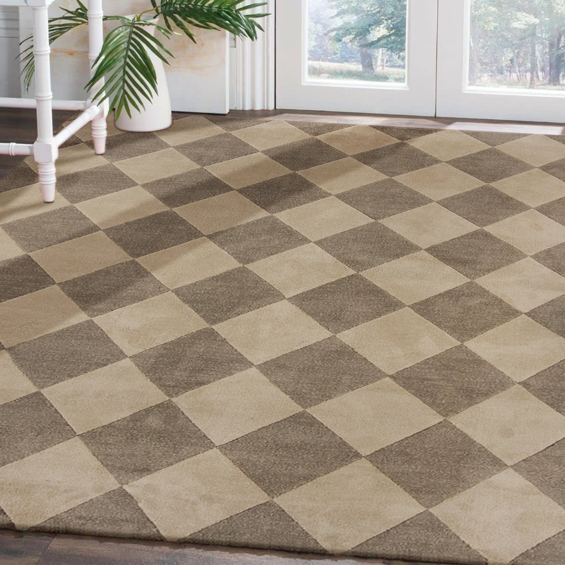 Better Homes & Gardens Brown Diamond Indoor 8' x 10' Area Rug