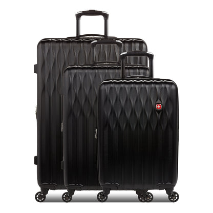 SWISSGEAR Wave Hardside Expandable Carry-on Luggage with Spinner Wheels, Sand