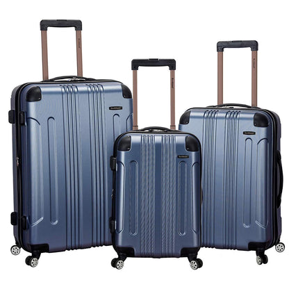 Rockland Luggage Sonic 3 Piece Hardside Spinner Luggage Set, F190