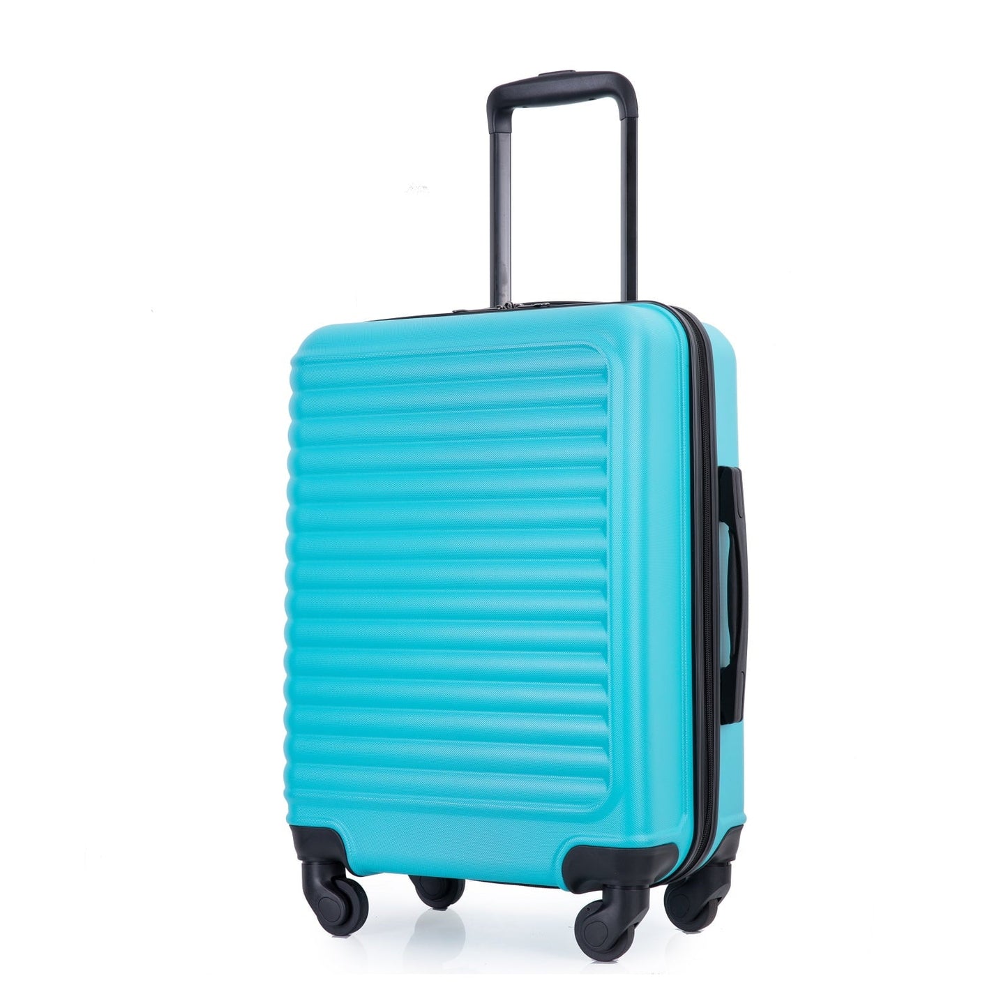 Travelhouse Underseat Hardshell Carry On Luggage 20" Lightweight Hardside Suitcase With Silent Spinner Wheels.(Light Blue)