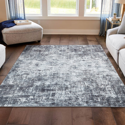 Wyatt & Ash Washable Indoor Area Rug, Jayden Gray 7'10' x 10'