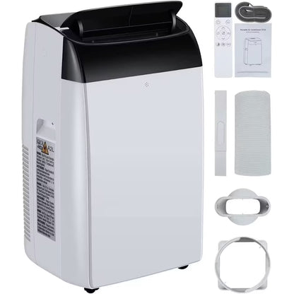 EastVita Portable Air Conditioner 8000 BTU, Air Conditioners for Room up to 350 sq.ft.(15x20 ft2), Compact Indoor AC Unit, Window Installation Kit & Remote Control for Home Office White