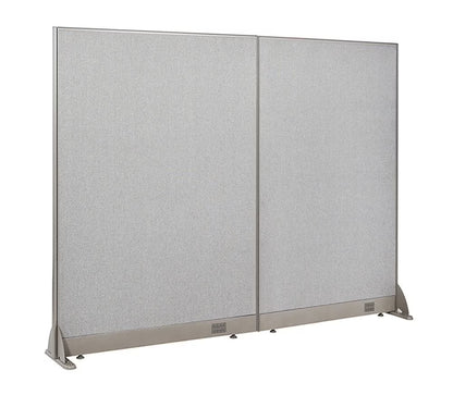 GOF Freestanding Office Partition-Straight Run w/Safety Legs (72"W x 60"H) Room Divider, Privacy Screen, Workstation Cubicle