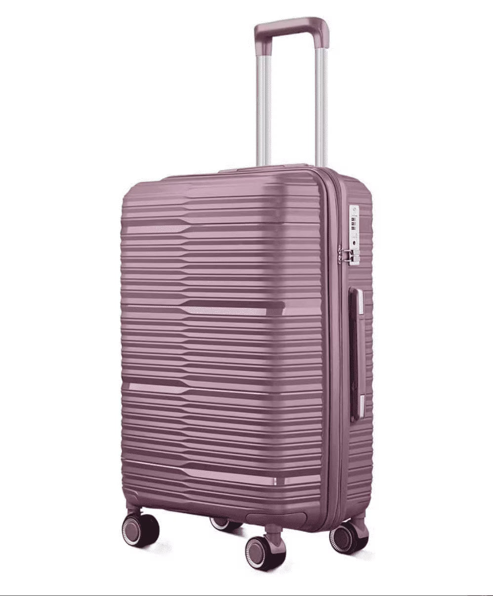 TRAVLR by TRAVLR 28" Adult 1-Piece Expandable Checkin Luggage Trolley, Pink.