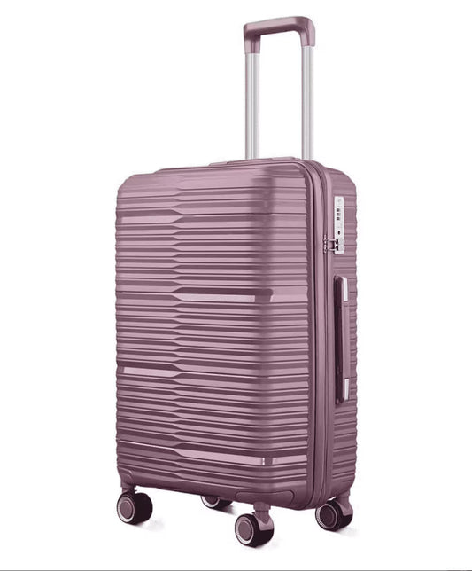 TRAVLR by TRAVLR 28" Adult 1-Piece Expandable Checkin Luggage Trolley, Pink.