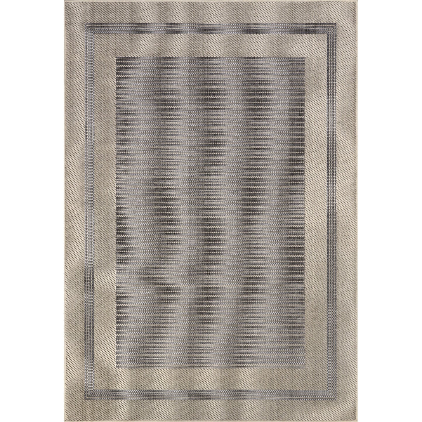 nuLOOM Antonella Bordered Solid Indoor/Outdoor Area Rug, 8' x 10', Beige