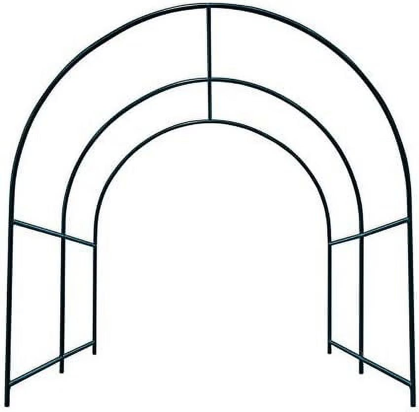 Steel Garden Arch Metal Garden Arch Multi-Size Climbing Plants Arch Arbor (6.5'x 7' x 7.2')