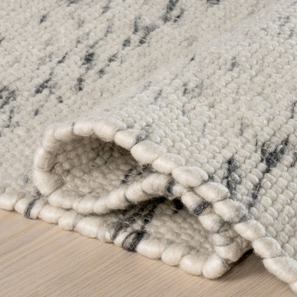 Frenshe Interiors x Rugs USA Santa Ynez Marled Area Rug, 4' x 6', Santa Ivory