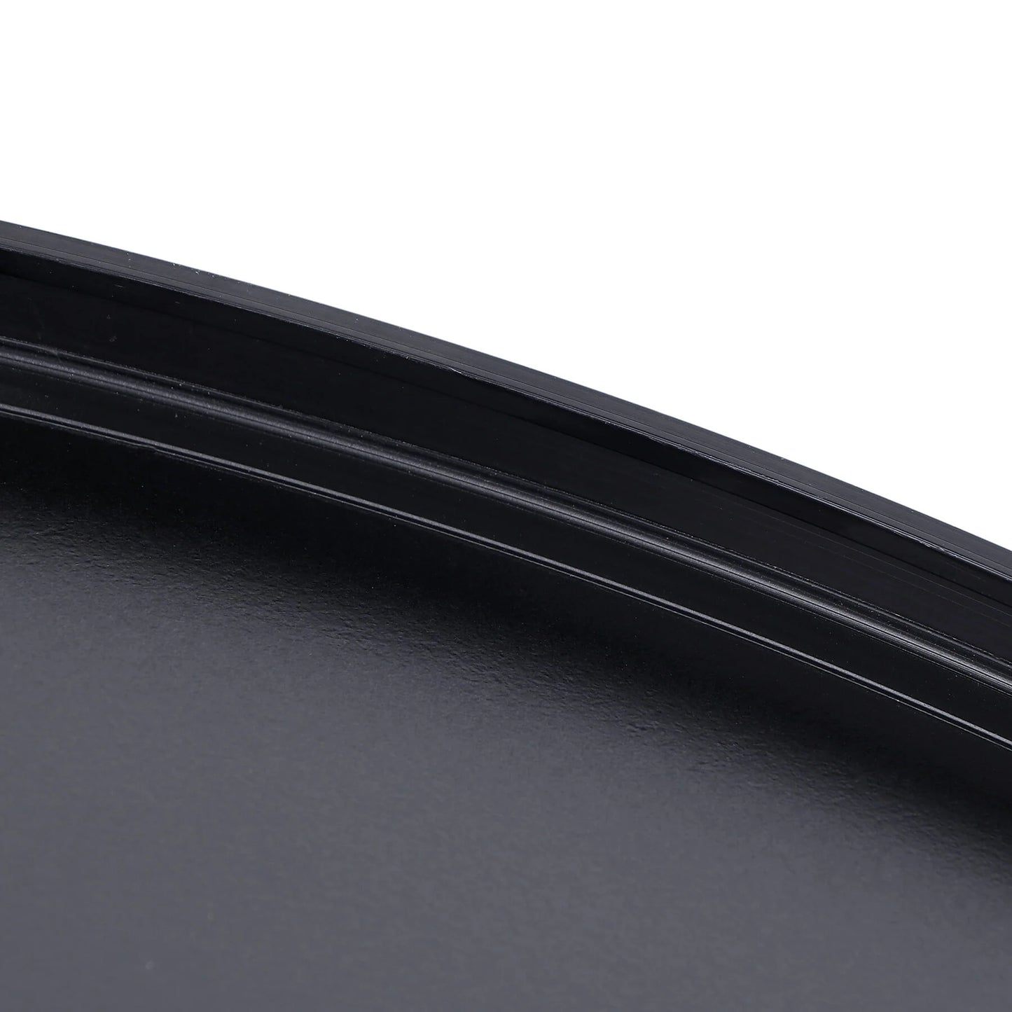 HomGarden 24'' Circle Wall Mirror, Modern Black Framed Round Vanity Mirror Home Décor