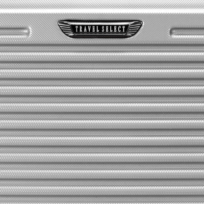 Travel Select Savannah Hardside Spinner Luggage Set, Silver, 3-Piece (20/24/28)