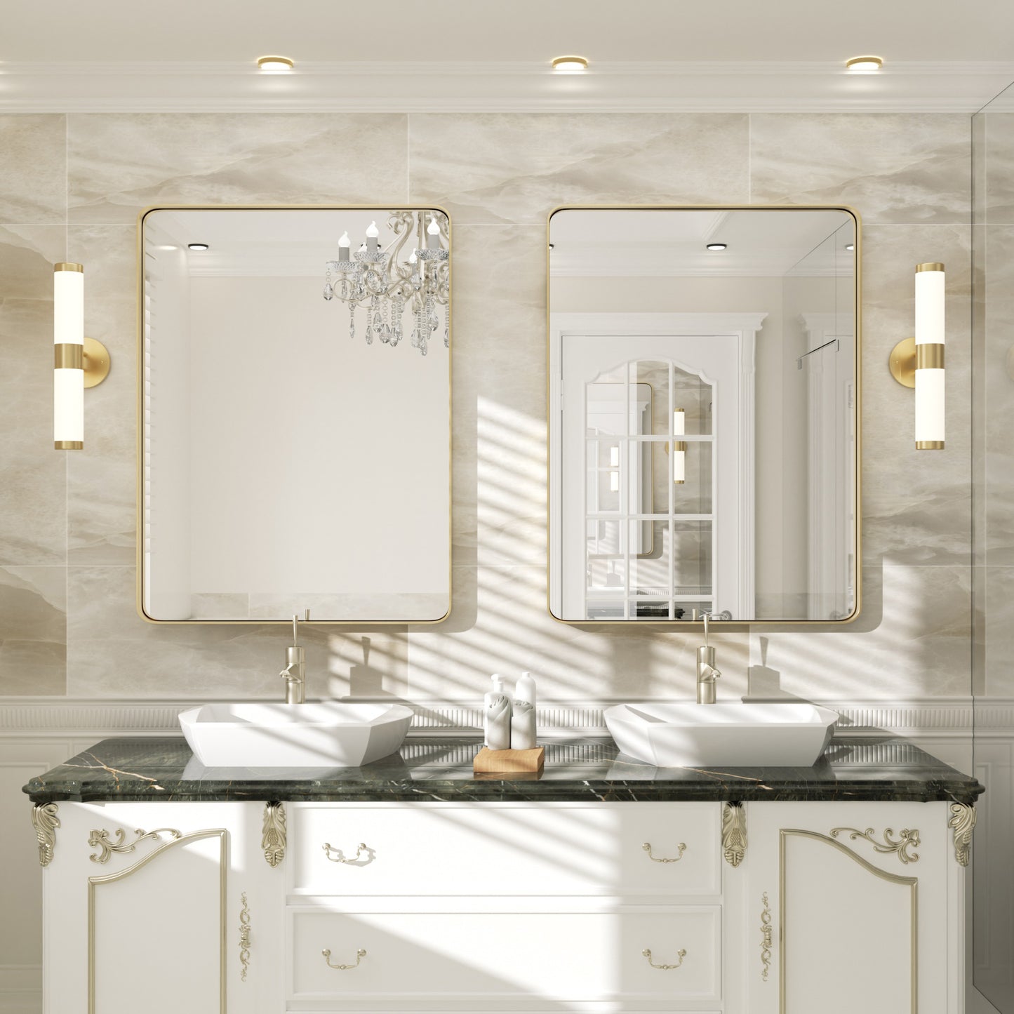 Rectangle Metal Wall Mirror