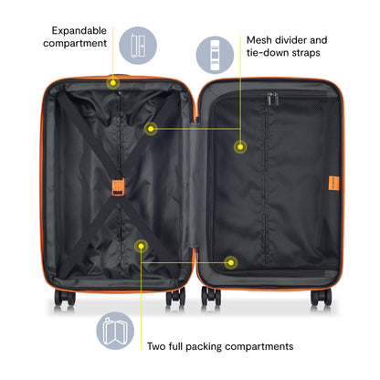 Securitech by Delsey, Citadel 31" Large Checked Hardside Spinner Luggage Green
