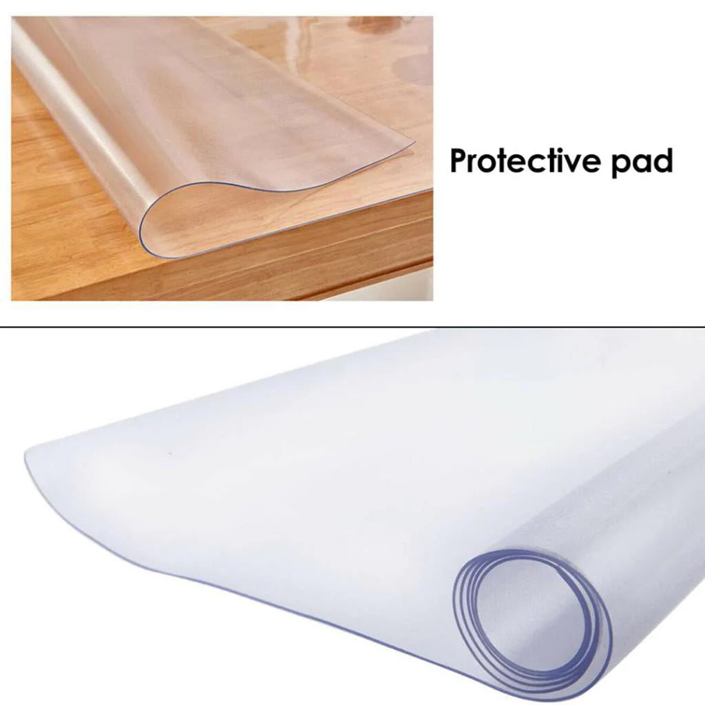 Menolana Clear Chair Mat for Carpet Office Chair Floor Protector Use in Home Office 35.4x19.6inch Thickness 1.5mm
