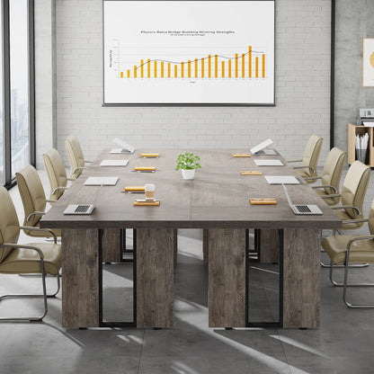 Tribesigns 70.9 Inch Executive Computer Desk, Large Study Writing Table for Home Office, Grey