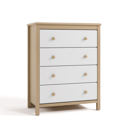 Storkcraft Alpine 4 Drawer Nursery Dresser, White