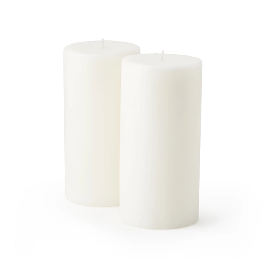2 Sheets (24 Total) White Pillar Candle Pair by Ashland - Bulk 12 Pack