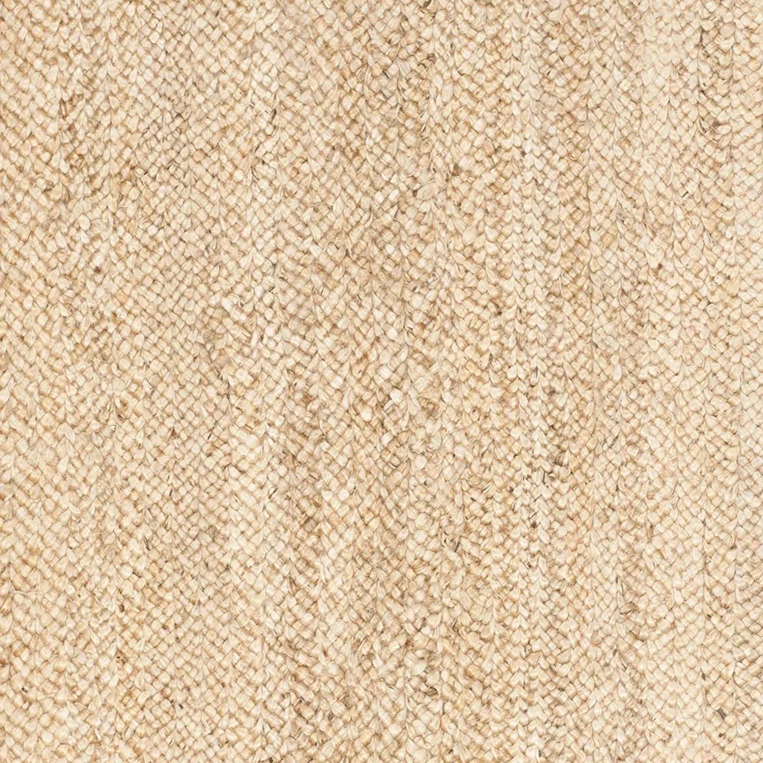 Avgari Creation Square Beige Natural Jute Fiber Geometric Jute Area Rug for Living, Dining, Kitchen Indoor & Outdoor Rug Runner Carpet-2"Square Feet (24 inch)