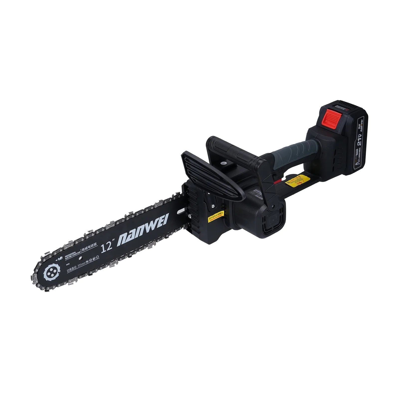 12inch 12inch Cordless Chainsaw Electric Chainsaw 21V 4000mah Battery Safety Lock Battery Operated Saw With Brushless Motor For Cutting Trees Garden Pruning