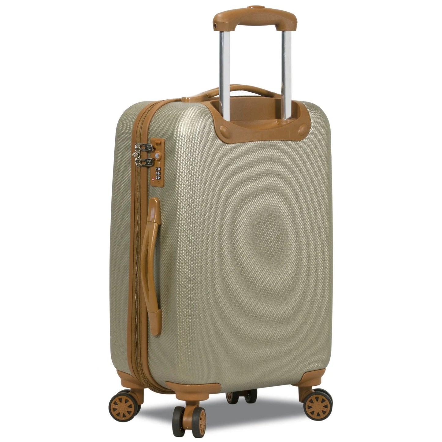 Dejuno Legion New Generation 3-pc Hardside Spinner TSA Combination Lock Luggage Set - Navy