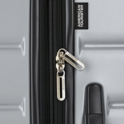 American Tourister Roll Out 2-Piece Luggage Set with Spinner Wheels (Carry on/Medium Checked) - Silver