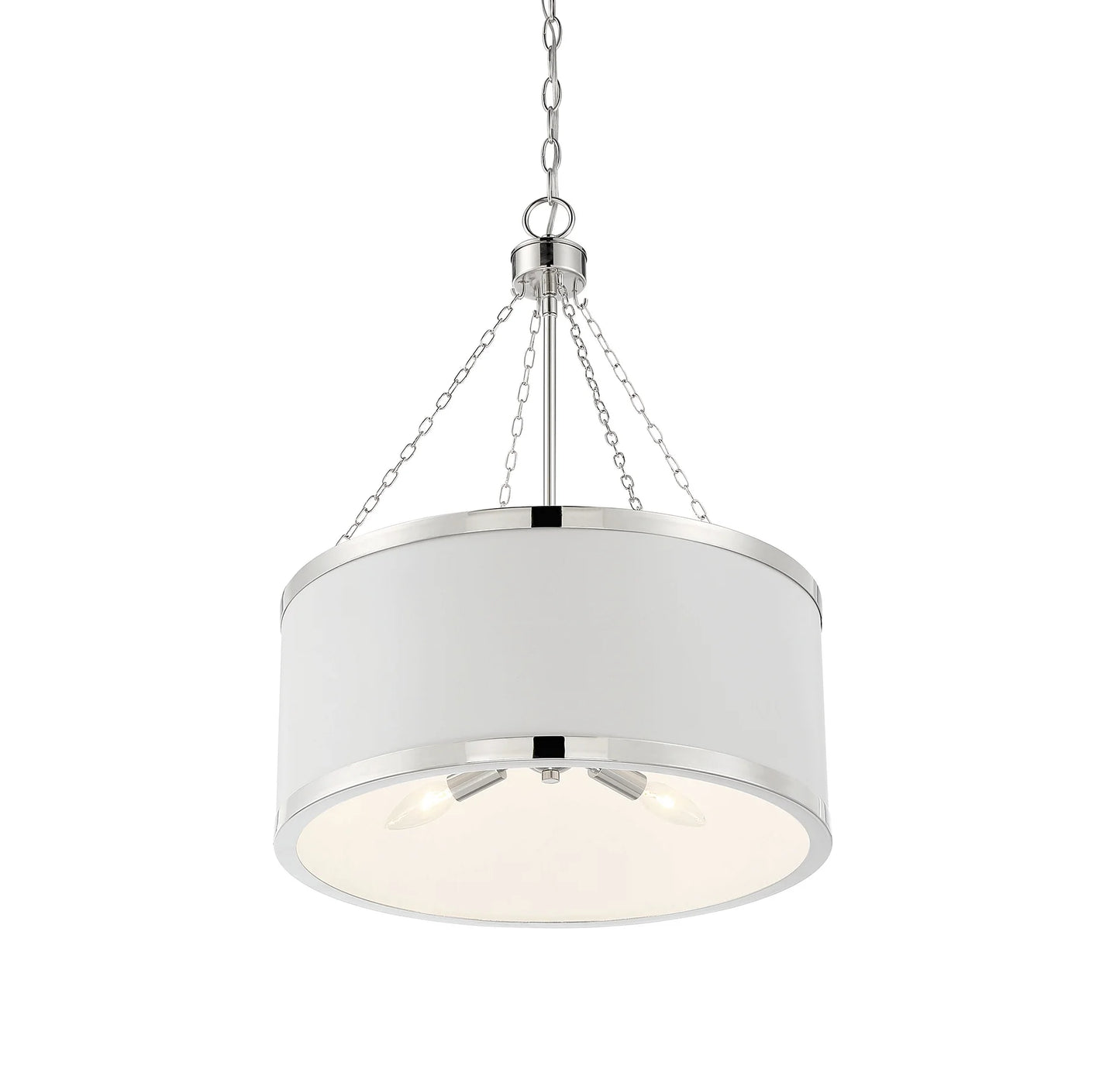 Black with Warm Brass Accents Six Light Pendant from the Delphi Collection