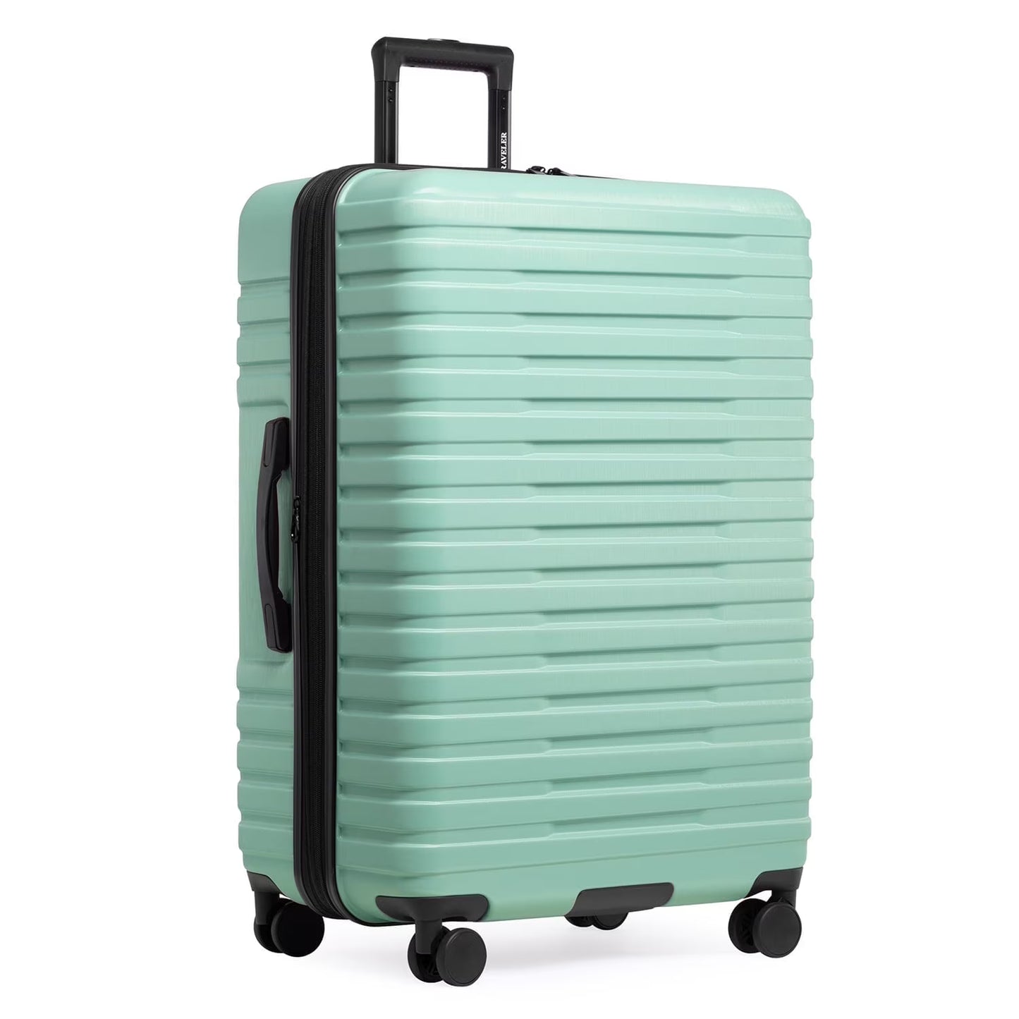 U.S. Traveler Boren Hardside Rugged Spinner Luggage, Lavender, 30" Checked Large