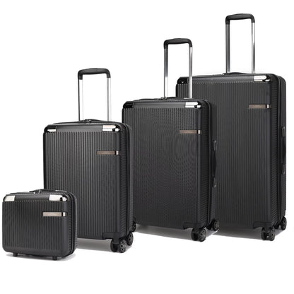 MKF Collection Felicity Travel Luggage 4 pcs set, Luxurious Lightweight Suitcase by Mia K - Rose Gold
