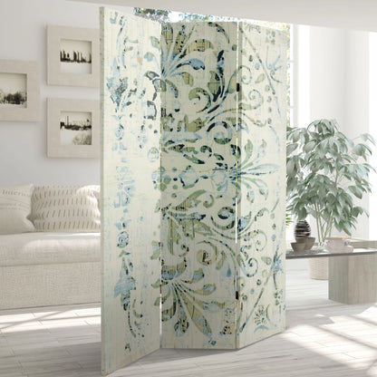 Oriental Furniture 6 ft. Tall Alabaster Muse Canvas Room Divider