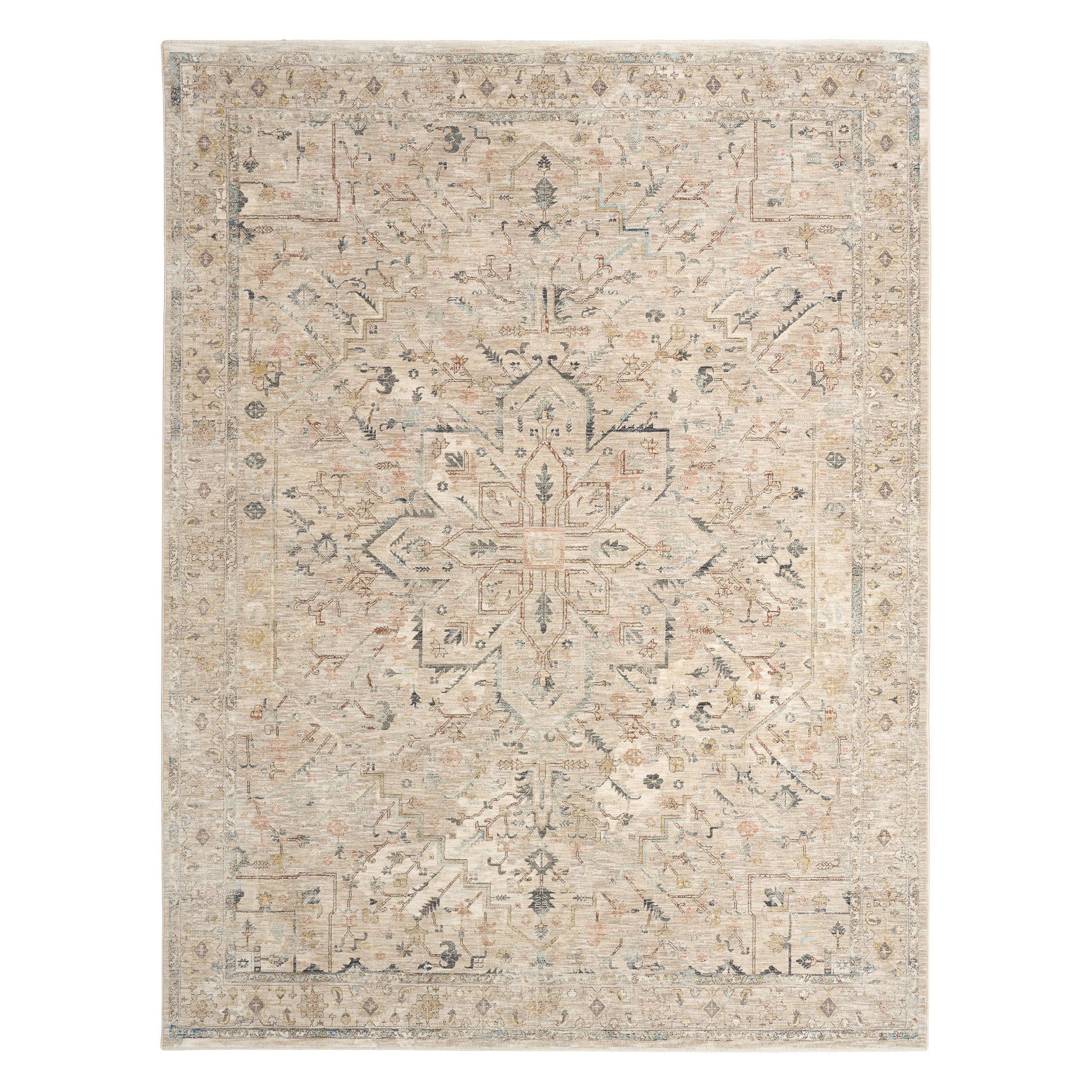 Nourison Antiqua Area Rug, Rose 7’10” x 10’2”