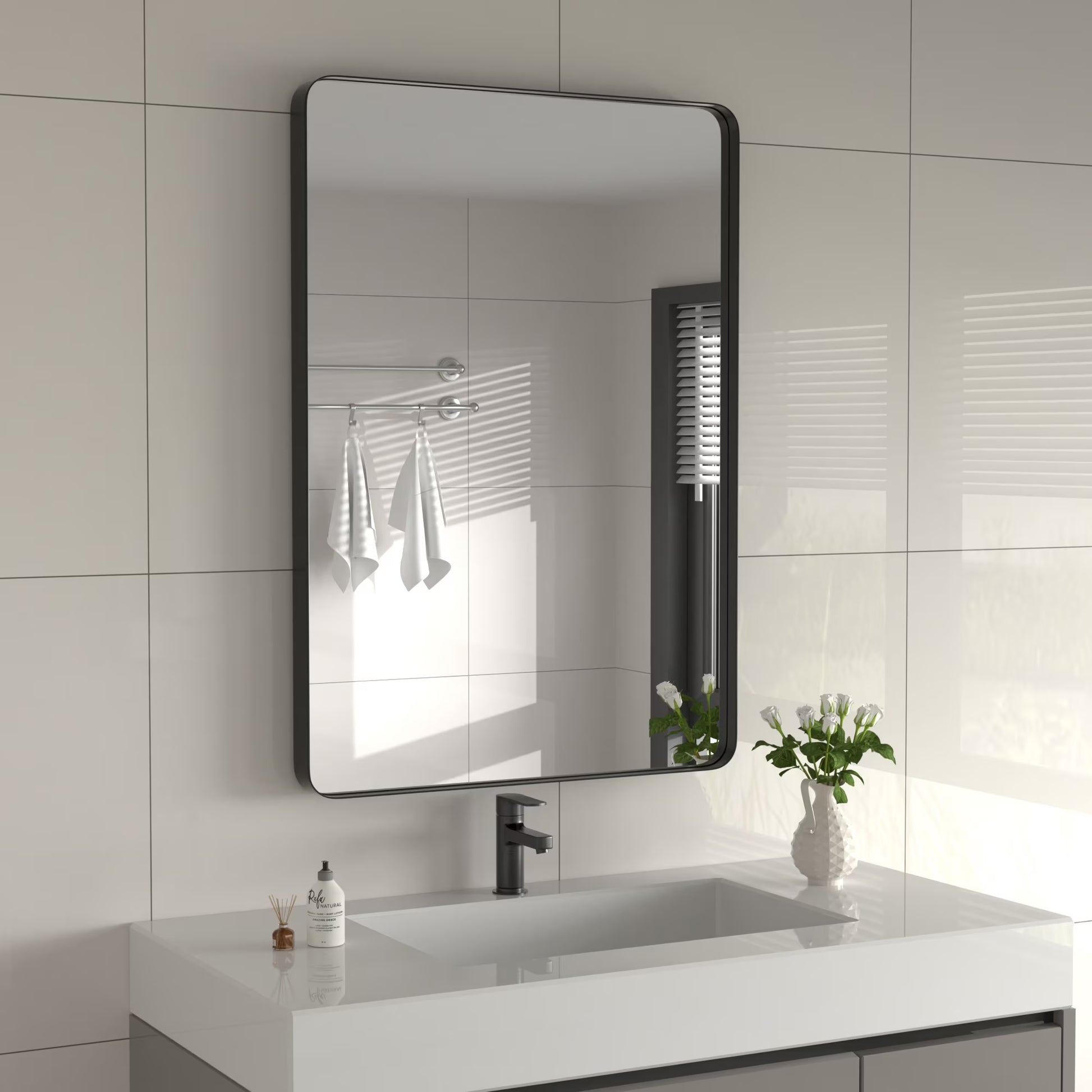 Rectangle Metal Wall Mirror