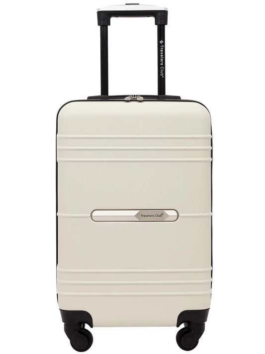 Travelers Club Richmond Hardside 20" Rolling Carry-on Luggage - Bone white