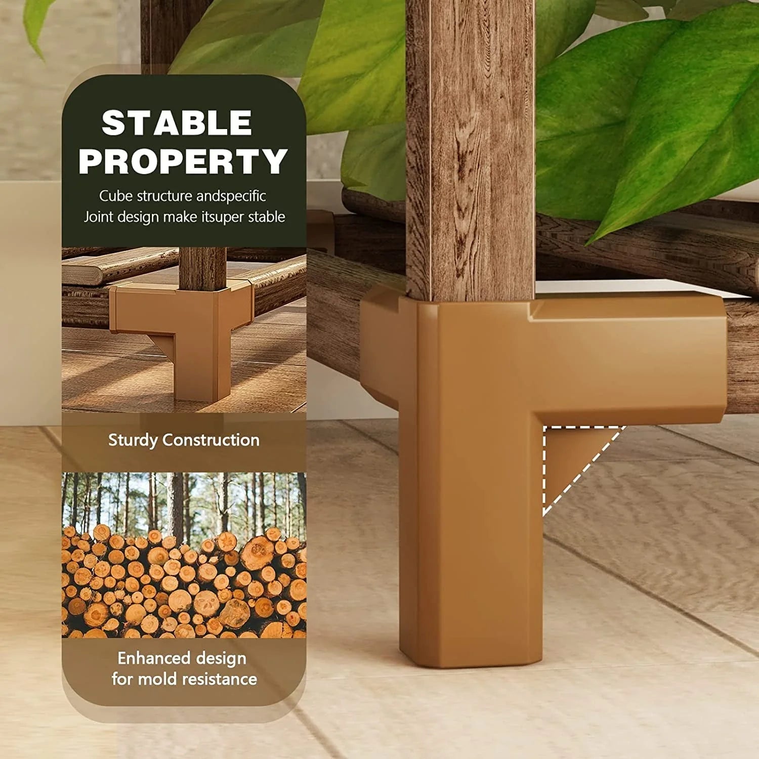Plant Stands Indoor Outdoor Corner Tall Shelf Plant Shelves Wood Plant Holder for Living 7-Tier Corner Stands Room Outdoor Plant Rack Indoor Multiple Plants Patio Balcony Decor Gardening Gifts for Mom