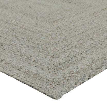 Obeetee Layla Braided Area Rug, Tan, 3' x 5'