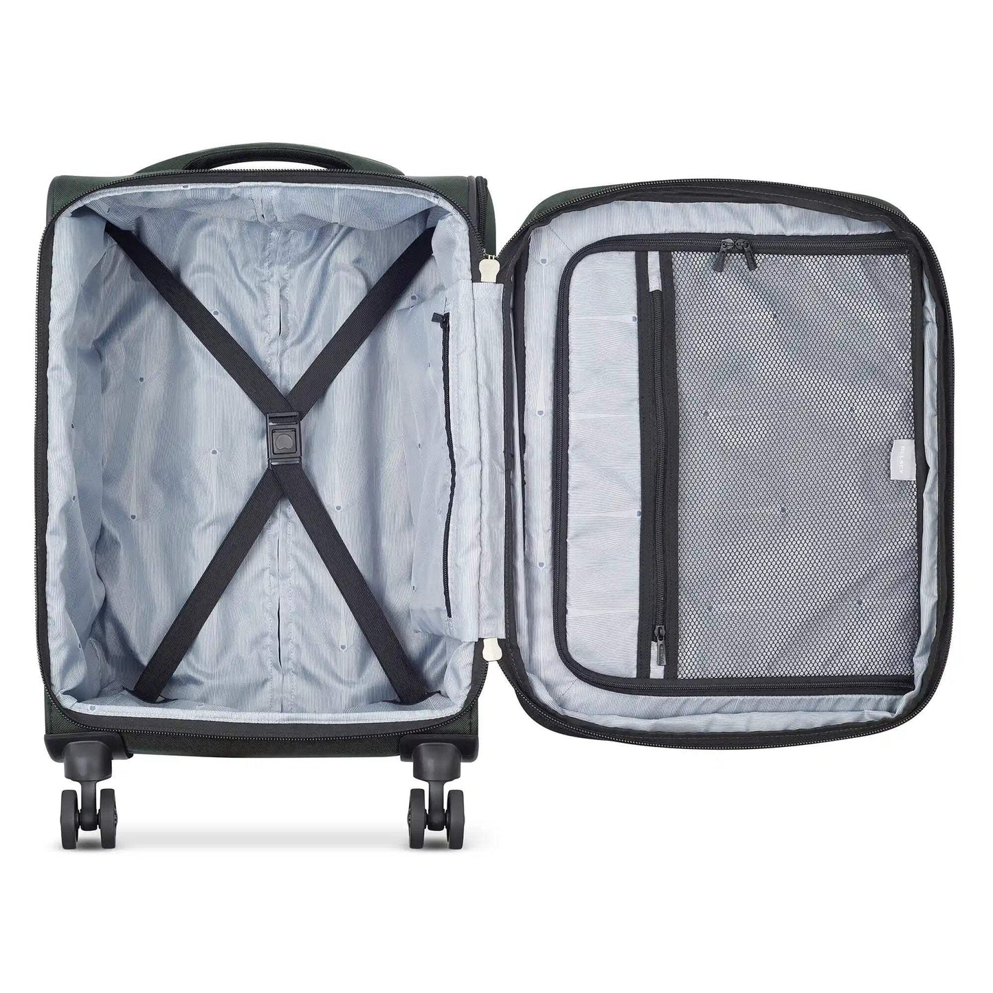 DELSEY PARIS Sky Max 2.0 21" Softside Spinner Carry-On Luggage, Green