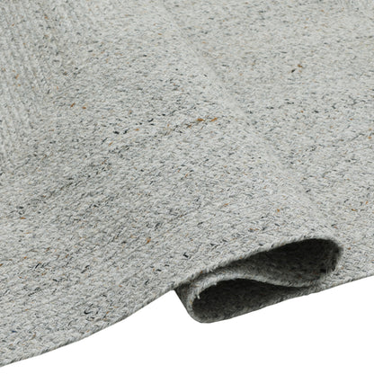 Obeetee Layla Braided Area Rug, Gray, 3' x 5'